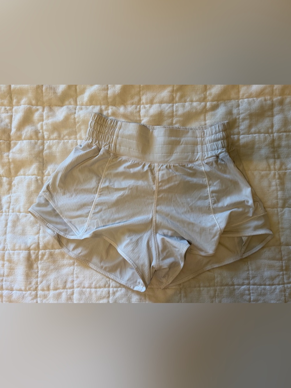 lululemon athletica Light Cream High-Waist Shorts